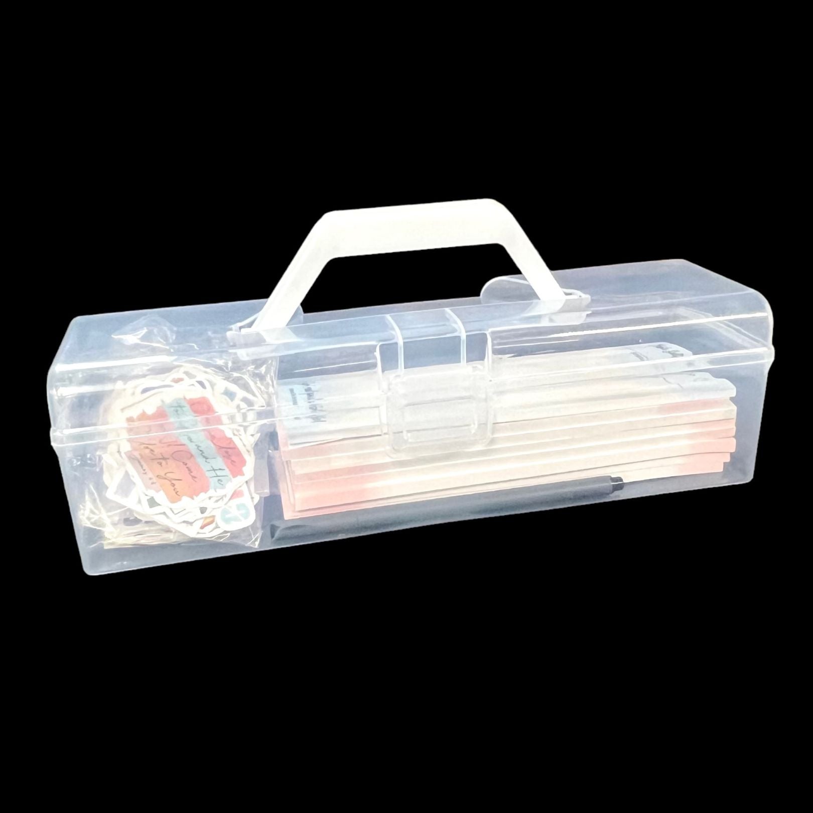 Clear Carrying Case with Handle